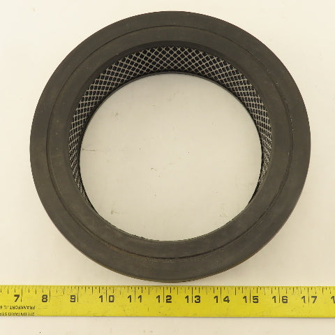 9-1/8" OD x 6-3/4" ID x 2-1/2" Thick Reinforced Non Pleated Washable Air Filter