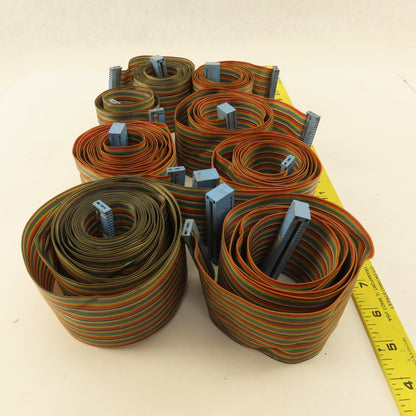 Houdaille Strippit HECC 80 Ribbon Cable Assortment From Machine Cabinet Lot Of 8