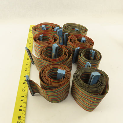 Houdaille Strippit HECC 80 Ribbon Cable Assortment From Machine Cabinet Lot Of 8