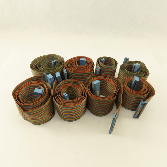Houdaille Strippit HECC 80 Ribbon Cable Assortment From Machine Cabinet Lot Of 8