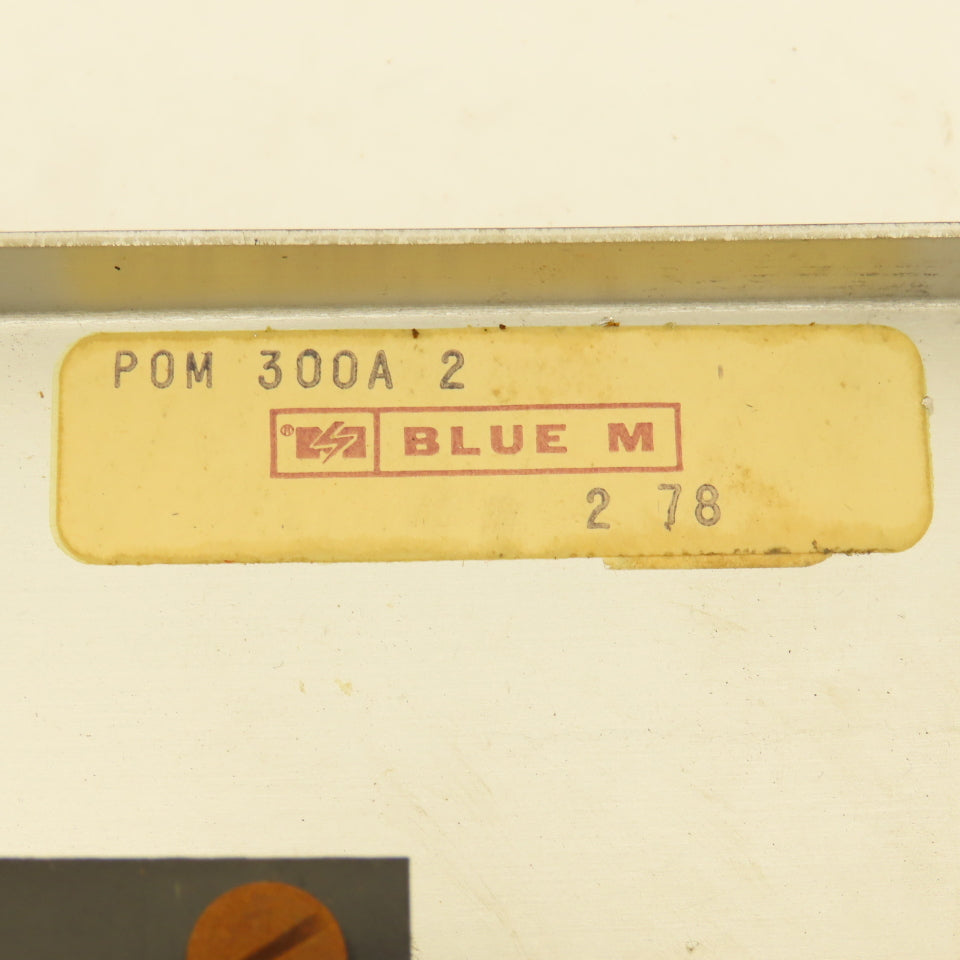 Blue M POM-300A-2 Power O Matic Incubator Temperature Control