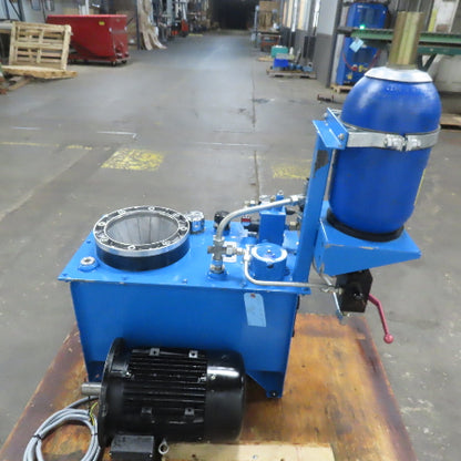 4Kw  Hydraulic Power Unit 15 Gallon Tank 460V 3Ph W/Accumulator Parts or repair