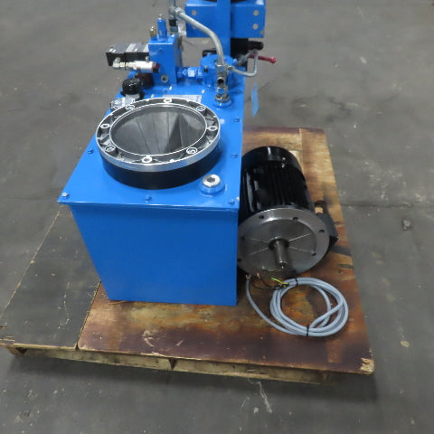 4Kw  Hydraulic Power Unit 15 Gallon Tank 460V 3Ph W/Accumulator Parts or repair