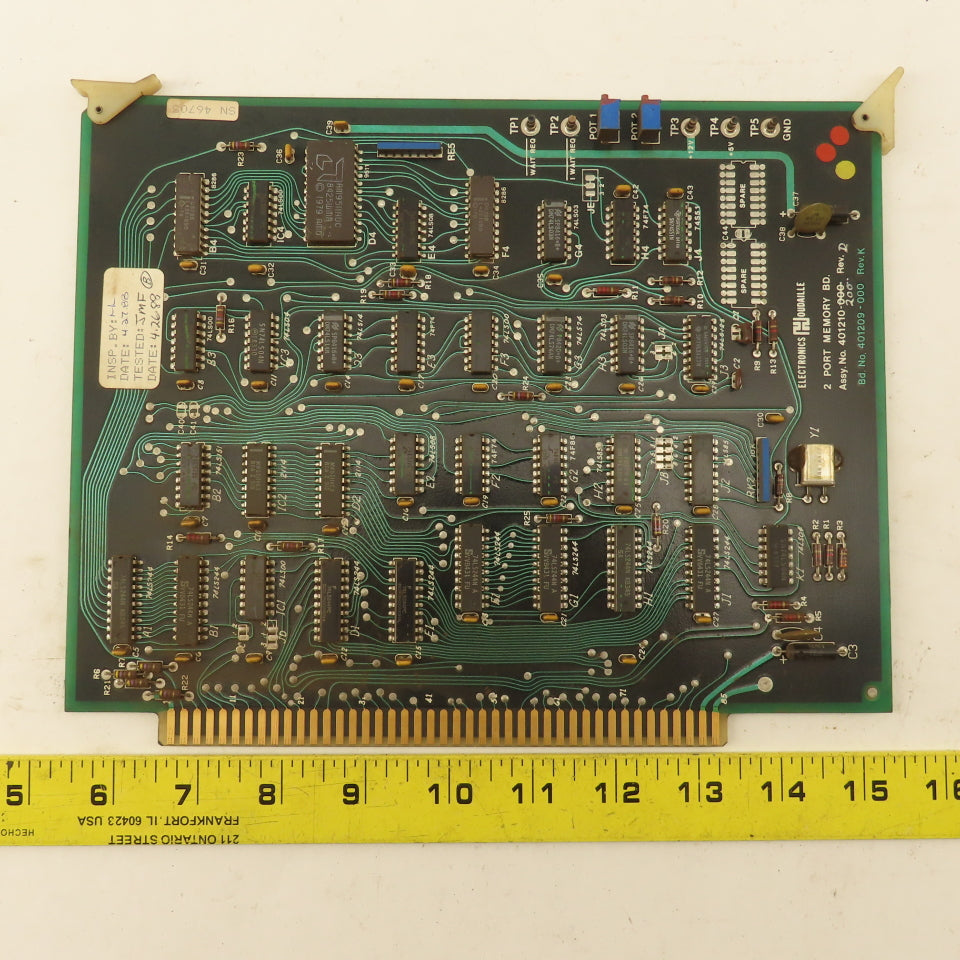 Houdaille 401210-200 Rev. D 2 Port Memory Board
