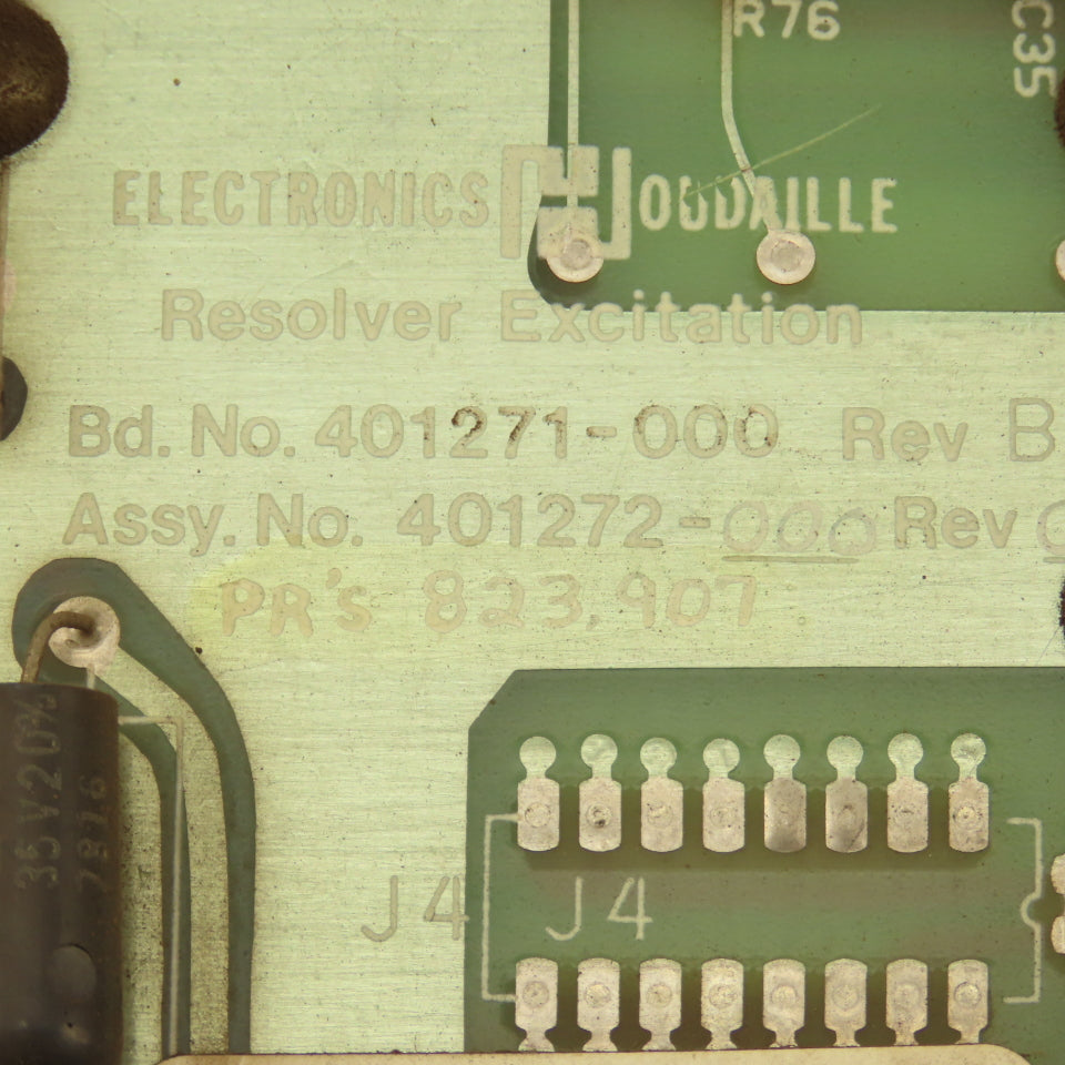 Houdaille 401272-000 Rev. C Resolver Excitation Board