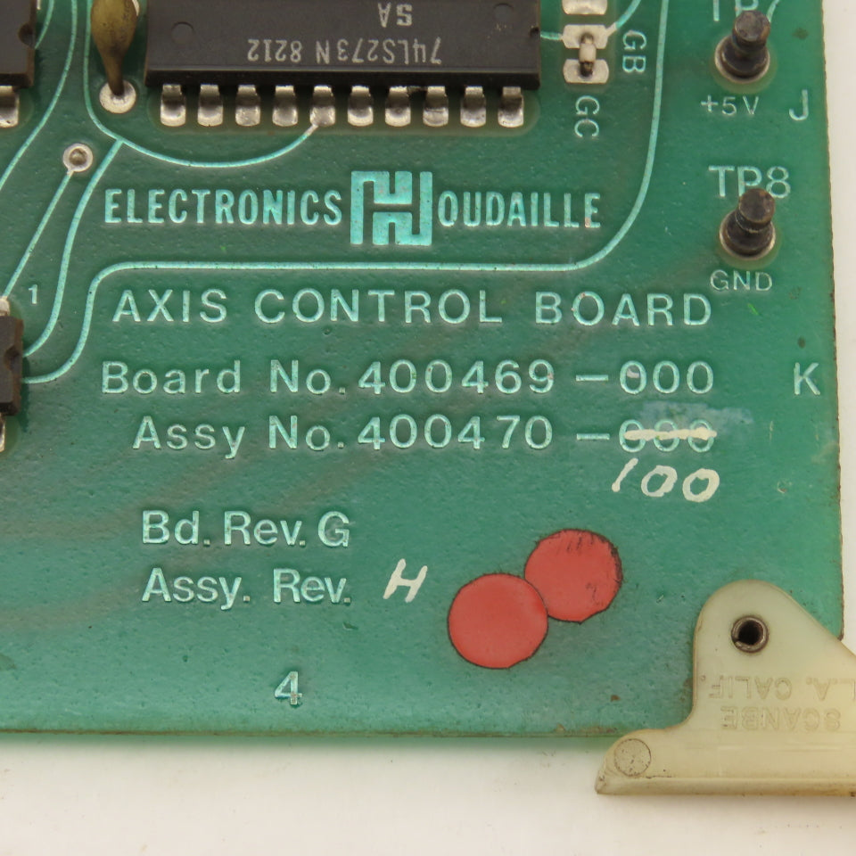 Houdaille 400470-100 Rev H Axis Control Board