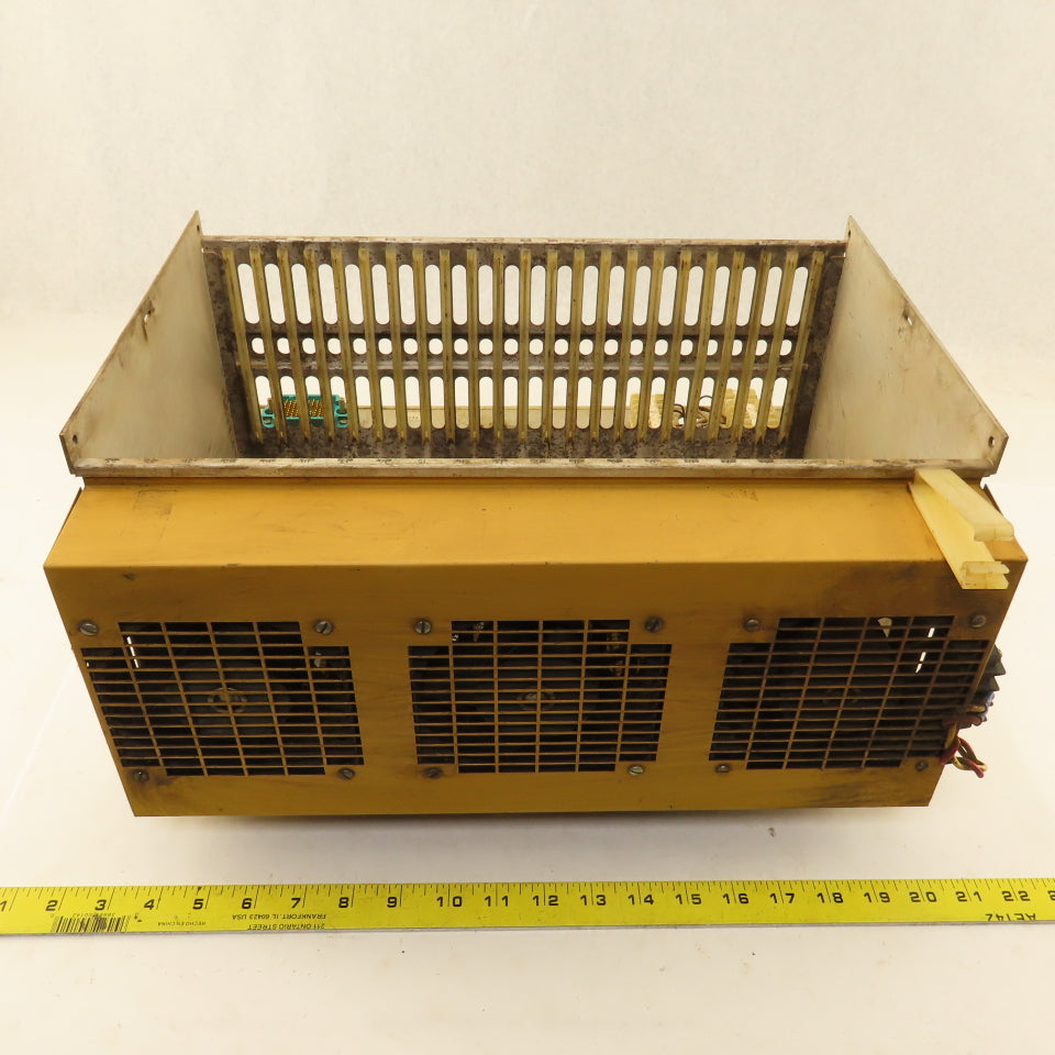Houdaille 401425-000 Rev. BD 20 Slot Empty Card Rack Chassis Card Cage Assembly