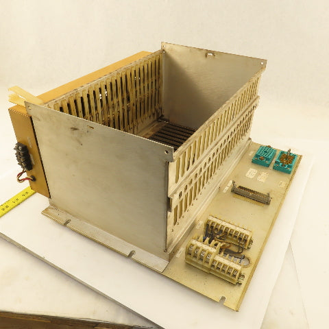 Houdaille 401425-000 Rev. BD 20 Slot Empty Card Rack Chassis Card Cage Assembly