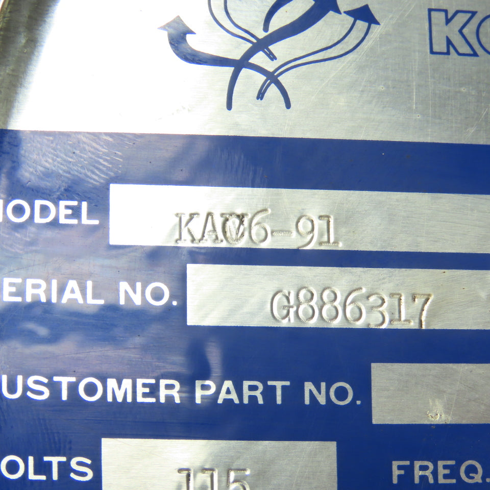 Kool Tronic KAC6-91 6000 BTU Electrical Enclosure Air Conditioner 115V 1Ph