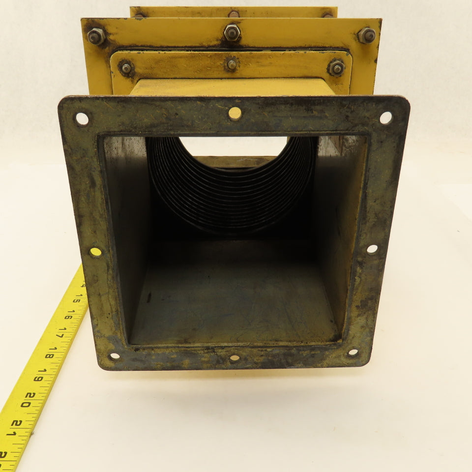 Hoffman 6x6 Wire Way Bellows Flexible Adapter Coupling