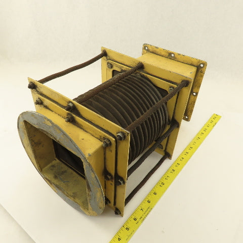 Hoffman 6x6 Wire Way Bellows Flexible Adapter Coupling