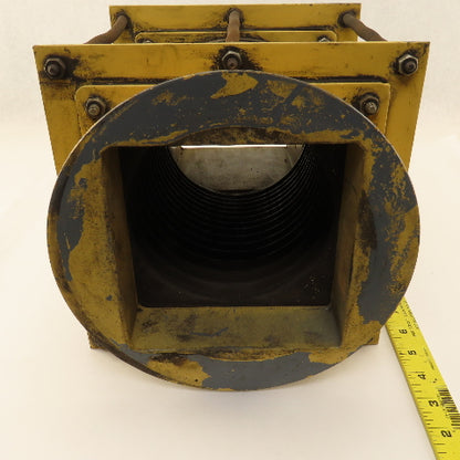 Hoffman 6x6 Wire Way Bellows Flexible Adapter Coupling