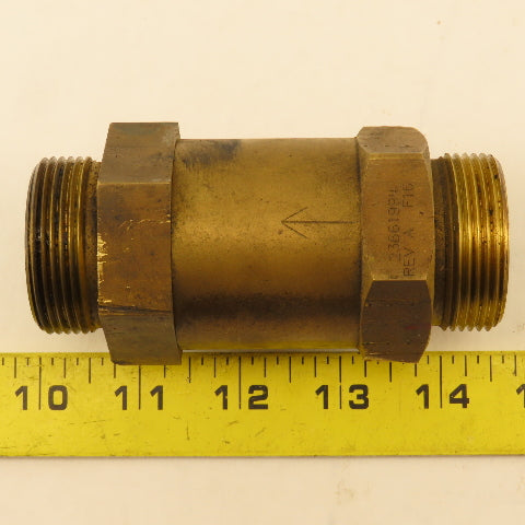 Ingersoll Rand 23661994 Check Valve 1.25 Orfs From a Model R110-A145