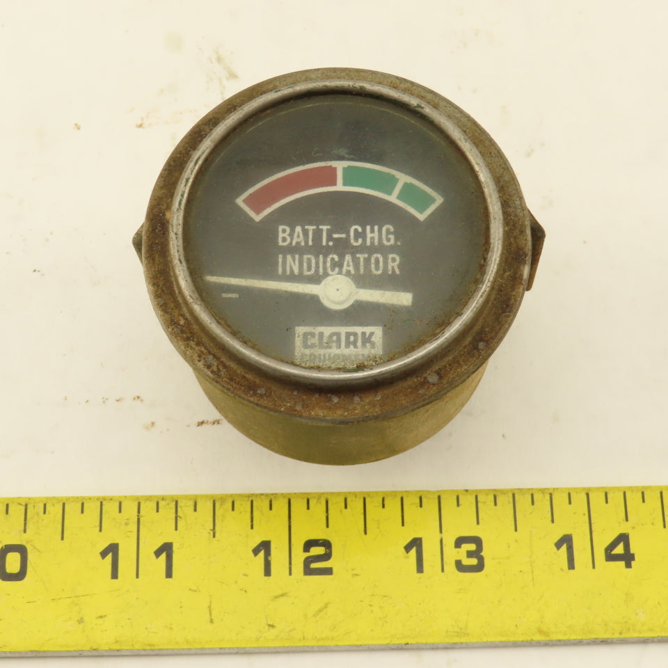 Clark Vintage Forklift Battery Charge Indicator Ammeter Ratrod