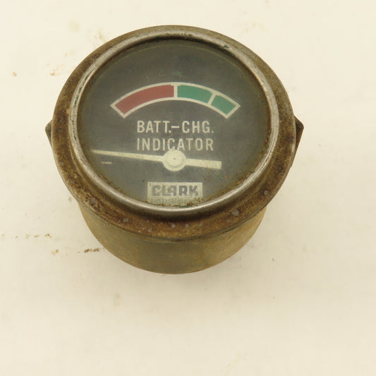 Clark Vintage Forklift Battery Charge Indicator Ammeter Ratrod