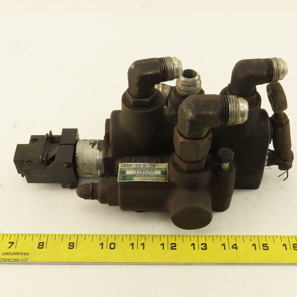 Parker VDP 10 D 34 Forklift Hydraulic Spool Valve 5 Port