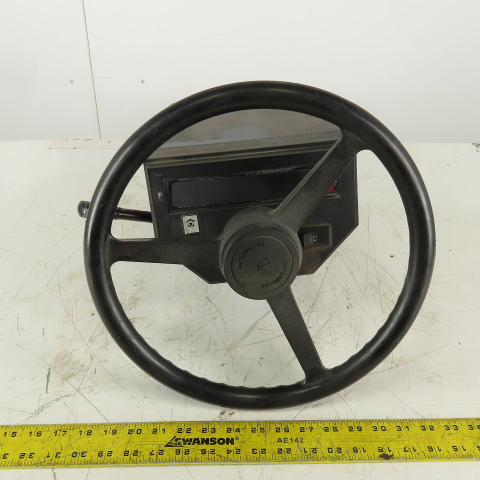 Caterpillar M350 Forklift Steering Column Dash Cluster & Hydraulic Assembly