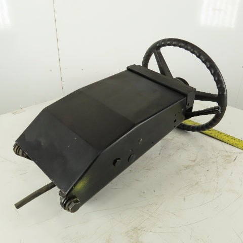 Caterpillar M350 Forklift Steering Column Dash Cluster & Hydraulic Assembly