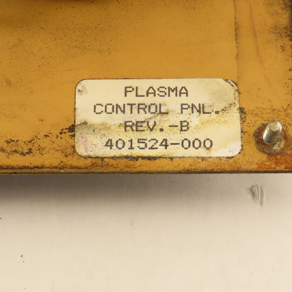 Houdaille 401524-000 Rev B Plasma Control Panel