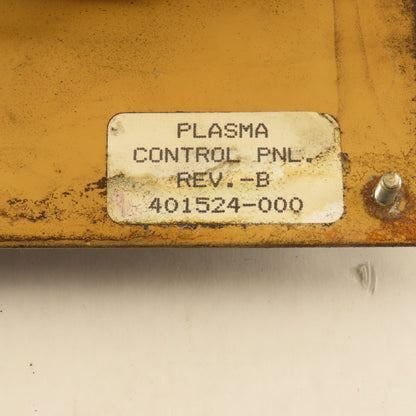 Houdaille 401524-000 Rev B Plasma Control Panel