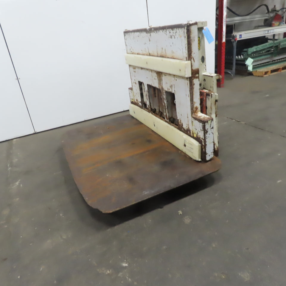 Cascade 4500Lb Capacity Forklift Attachment Load Slide Off Pusher Bale Unloader