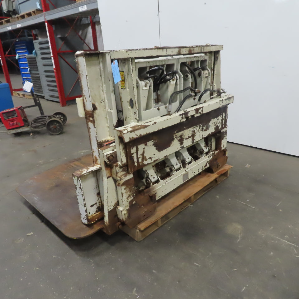 Cascade 4500Lb Capacity Forklift Attachment Load Slide Off Pusher Bale Unloader