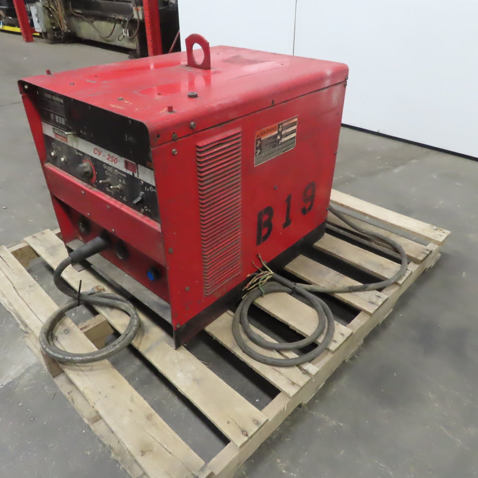 Lincoln Electric CV-250 250A 3Ph 208-230/460V Welding Power Source W/Wheels