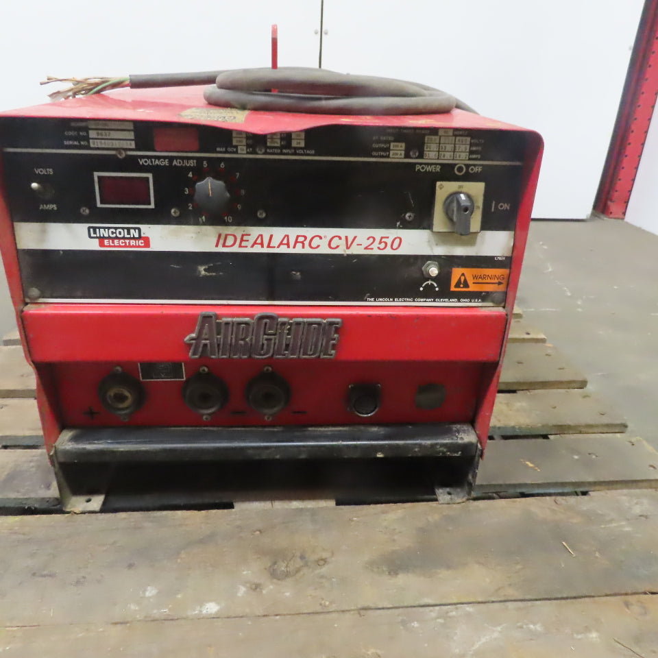 Lincoln Electric CV-250 Idealarc 208-230/460V 250A Welding Power Source 30VDC