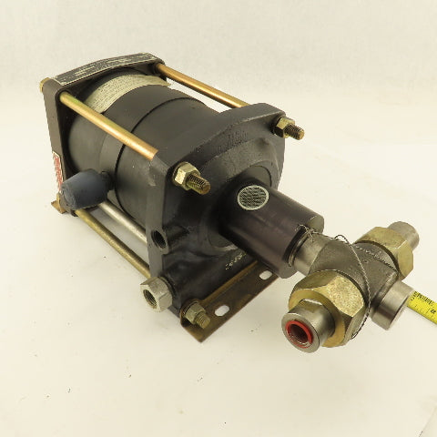 Haskel DSTV-72 72:1 Ratio Air Driven Liquid Pump 1/2" NPT 11,000 PSI Discharge