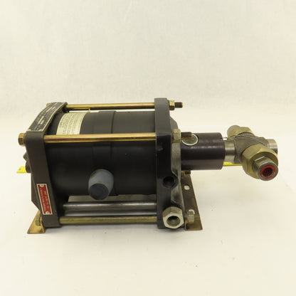 Haskel DSTV-72 72:1 Ratio Air Driven Liquid Pump 1/2" NPT 11,000 PSI Discharge