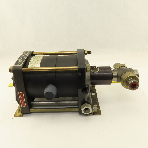 Haskel DSTV-72 72:1 Ratio Air Driven Liquid Pump 1/2" NPT 11,000 PSI Discharge