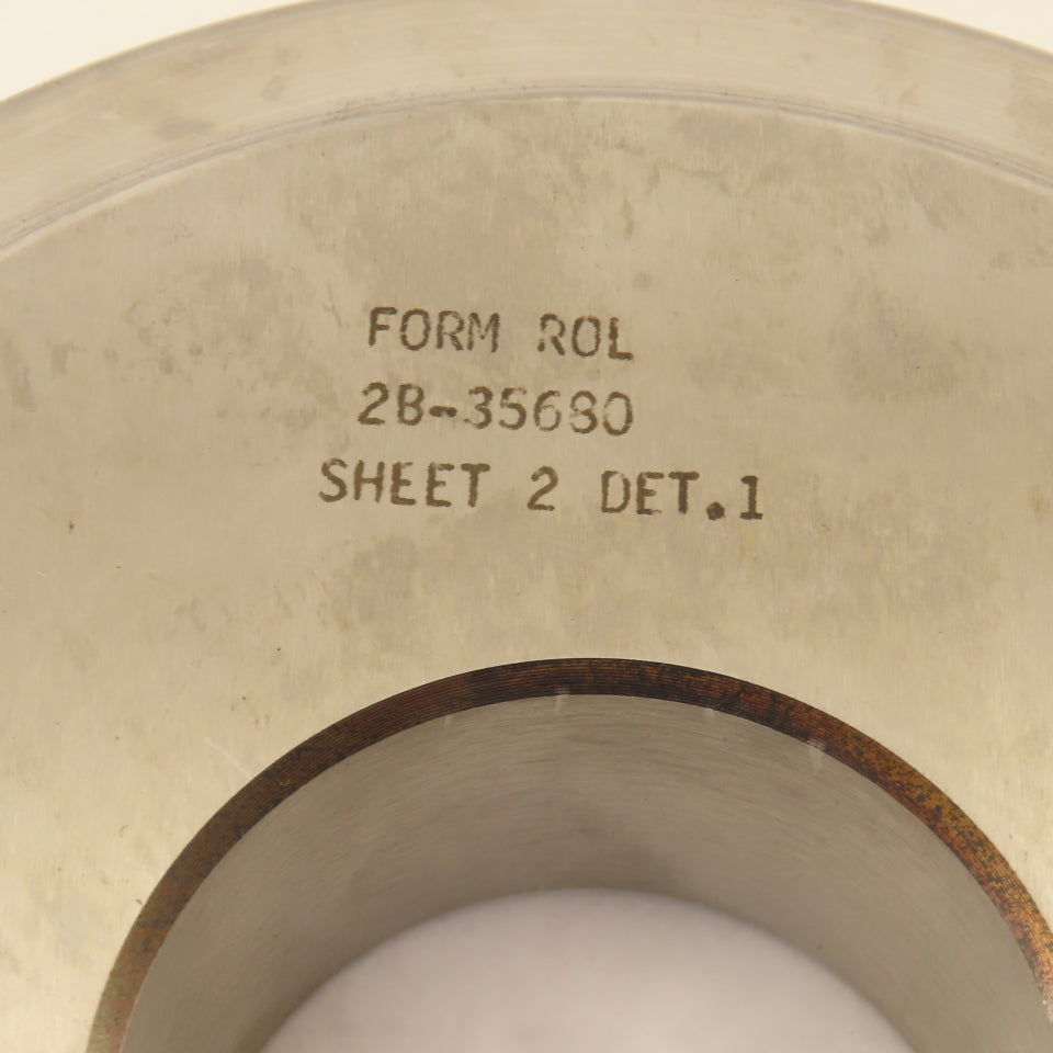 Form Roll Die AG 680-1 2B-35680 DET.1 Form Roller Die 5-1/4" OD 1-3/4" Bore