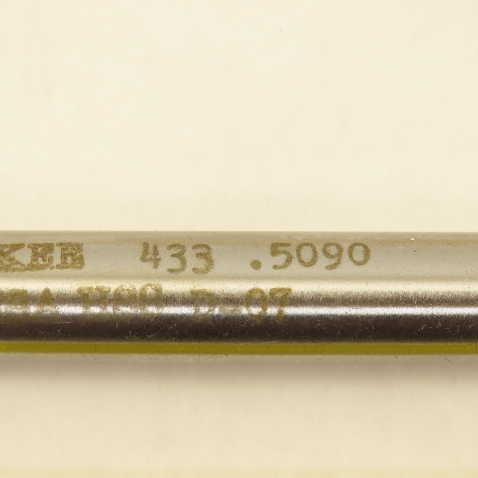 Yankee 433 0.5090 Chucking Reamer 0.5090 Straight 6 Flute HSS 8" OAL