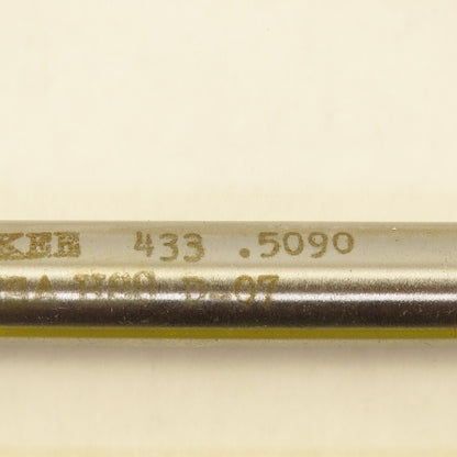 Yankee 433 0.5090 Chucking Reamer 0.5090 Straight 6 Flute HSS 8" OAL