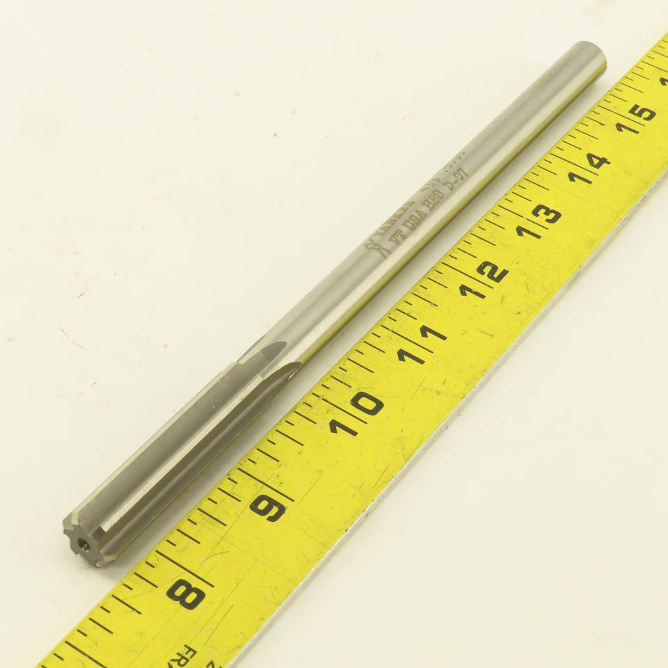 Yankee 433 0.5090 Chucking Reamer 0.5090 Straight 6 Flute HSS 8" OAL