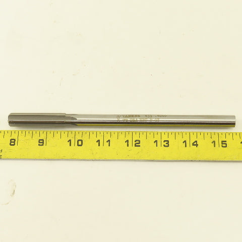 Yankee 433 0.5090 Chucking Reamer 0.5090 Straight 6 Flute HSS 8" OAL