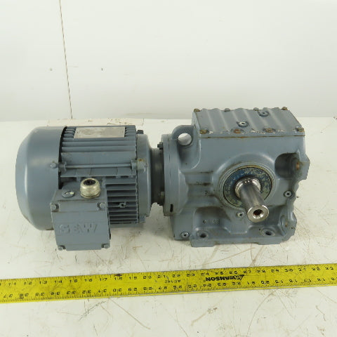 SEW USOCOME S67DT 6 17RPM Output 230/460V Gear Motor 208-230/460V