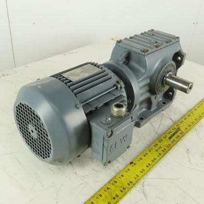 SEW USOCOME S67DT 6 17RPM Output 230/460V Gear Motor 208-230/460V