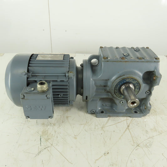 SEW USOCOME S67DT 6 17RPM Output 230/460V Gear Motor 208-230/460V