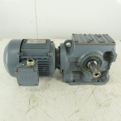 SEW USOCOME S67DT 6 17RPM Output 230/460V Gear Motor 208-230/460V