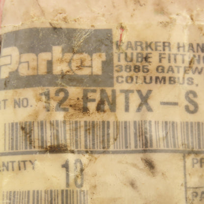 Parker Hannifin 12 FNTX-S SAE -12 JIC Flare Cap 1-1/16-12 Lot Of 3