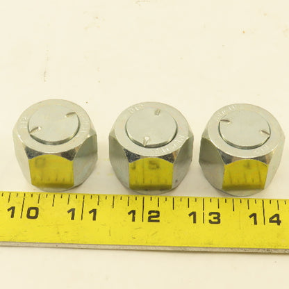 Parker Hannifin 12 FNTX-S SAE -12 JIC Flare Cap 1-1/16-12 Lot Of 3