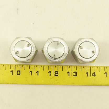 Parker Hannifin 12 FNTX-S SAE -12 JIC Flare Cap 1-1/16-12 Lot Of 3