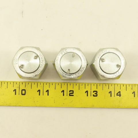 Parker Hannifin 12 FNTX-S SAE -12 JIC Flare Cap 1-1/16-12 Lot Of 3