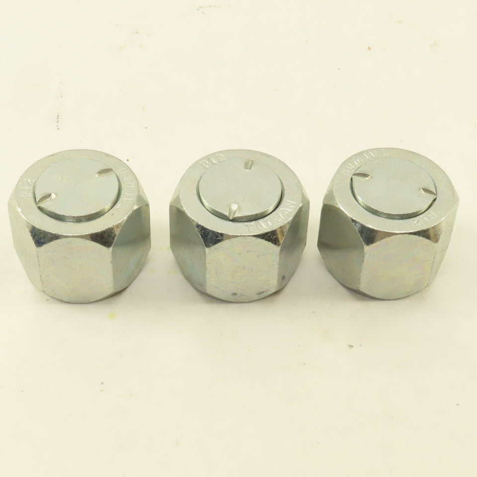 Parker Hannifin 12 FNTX-S SAE -12 JIC Flare Cap 1-1/16-12 Lot Of 3