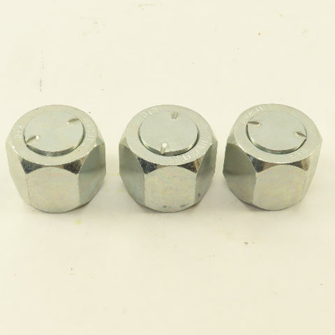 Parker Hannifin 12 FNTX-S SAE -12 JIC Flare Cap 1-1/16-12 Lot Of 3