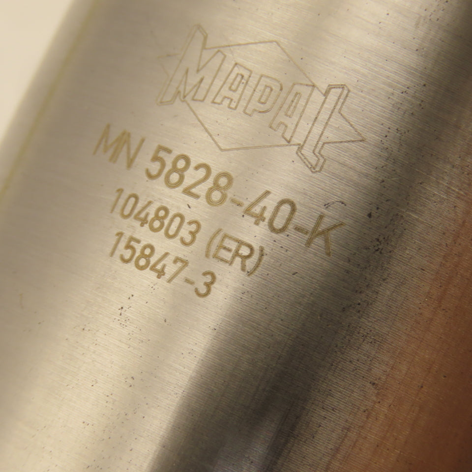 Mapal 5828-40-K 25mm Shrink Fit Tool Holder HSK-A100 7" Projection