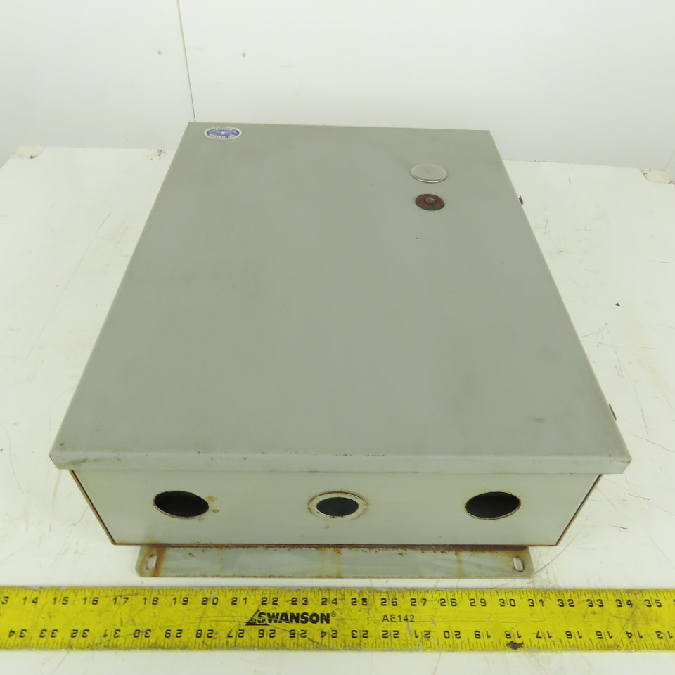 Wiegman 8106016 Wall Mount Electrical Enclosure W/Back Plate & Extras 20"x16"x6"