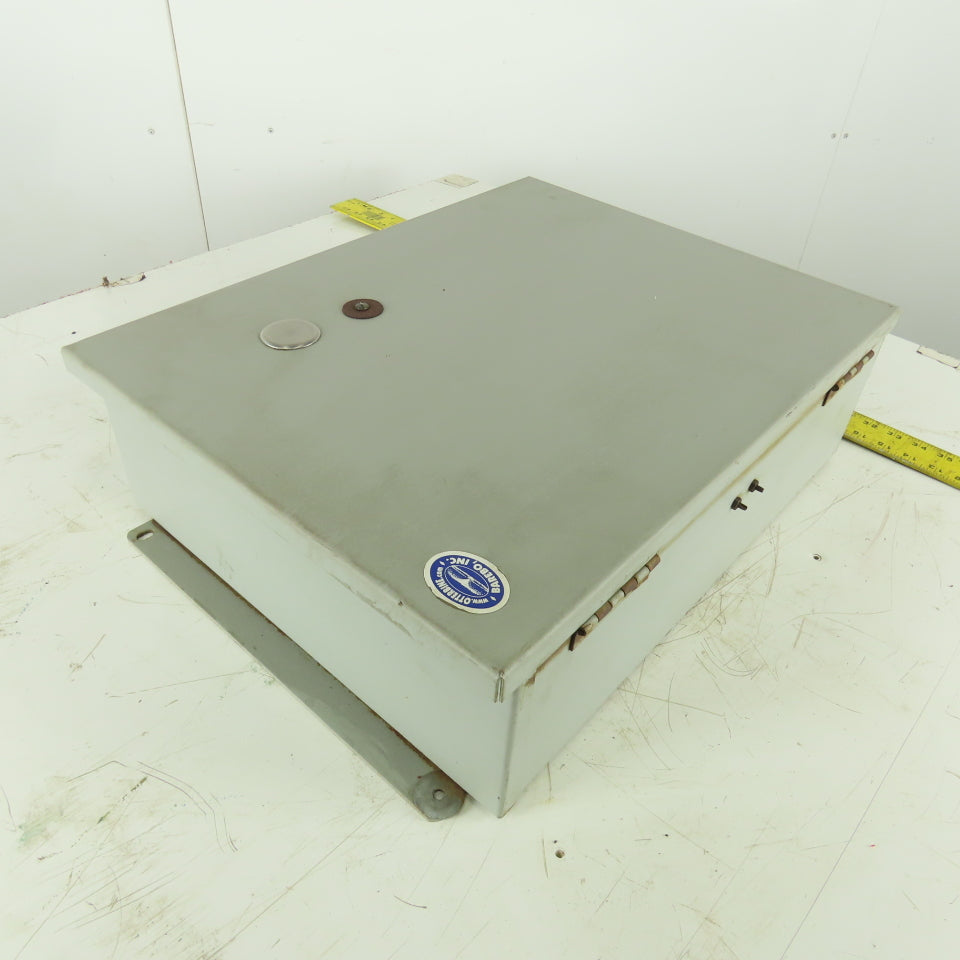 Wiegman 8106016 Wall Mount Electrical Enclosure W/Back Plate & Extras 20"x16"x6"