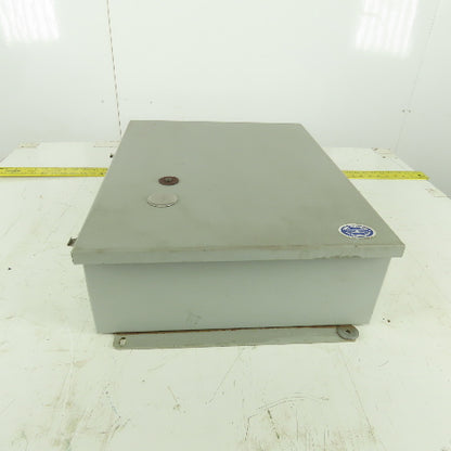 Wiegman 8106016 Wall Mount Electrical Enclosure W/Back Plate & Extras 20"x16"x6"